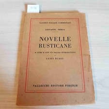 Novelle rusticane giovanni usato  Italia