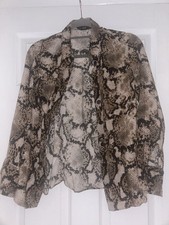 Snakeskin shirt blouse for sale  LEEDS