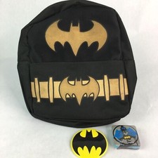 Mochila Batman pré-escolar broche toalha mágica criança juvenil comprar usado  Enviando para Brazil