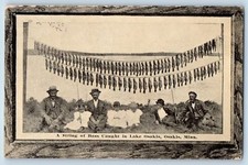 Cartão postal Osakis Minnesota corda robalo capturado lago pesca 1912 antigo vintage, usado comprar usado  Enviando para Brazil