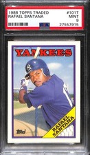 1988 TOPPS TRADED #101T Rafael Santana PSA 9 Perfeito Estado 27557915  comprar usado  Enviando para Brazil