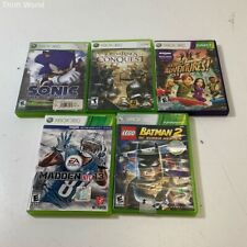 Lote de 5 jogos XBOX 360 NÃO TESTADOS Lego Batman Sonic Senhor dos Anéis Madden comprar usado  Enviando para Brazil