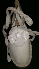 Espadrillas zeppa lacci usato  Forlimpopoli