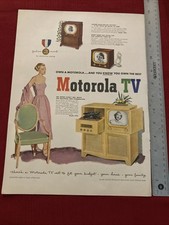 Motorola sets 1950 for sale  Land O Lakes
