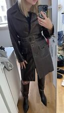 Vintage leder trenchcoat gebraucht kaufen  München