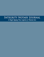 Integrity notary journal for sale  Springdale