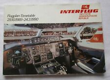 Flugplan timetable ddr gebraucht kaufen  Borna