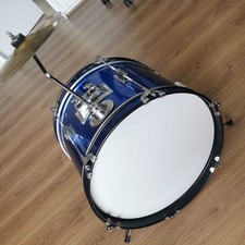 Bass drum blue for sale  STOURBRIDGE