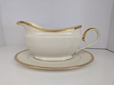 Barco e placa inferior Lenox Eternal marfim/ouro molho comprar usado  Enviando para Brazil