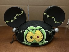 Chapéu orelhas de Mickey Mouse raro Disney Frankenstein orelhas brilhantes zumbi Halloween comprar usado  Enviando para Brazil