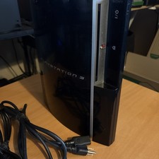 Usado, Console Sony Playstation 3 Fat e cabo de alimentação modelo CECHH01 preto PS3 PARA REPARO comprar usado Usado, Console Sony Playstation 3 Fat e cabo de alimentação modelo CECHH01 preto PS3 PARA REPARO comprar usado  Enviando para Brazil