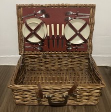 Vintage picnic basket for sale  LONDON