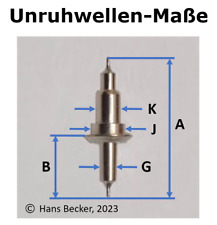 Unruhwelle kaliber fortsetzung gebraucht kaufen  Springe
