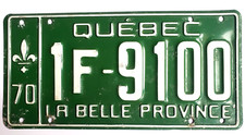 Plaque immatriculation canadie d'occasion  Saran