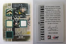 Usado, Camiseta completa 2013 In the Game Draft Prospects Gold Max Domi 1/1 controle remoto comprar usado  Enviando para Brazil