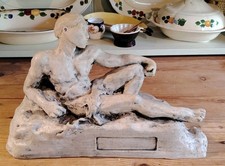Vintage heavy statue for sale  ROYSTON