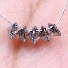 Diamante perforado de 3 mm corte redondo sal y pimienta diamante natural suelto corte redondo segunda mano  Embacar hacia Mexico
