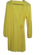 Gelbes wickelkleid strandkleid gebraucht kaufen  Berlin