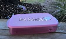 TUPPERWARE MICROONDAS ROCK N SERVE HEAT N EAT 1,4L RETÂNGULO ROSA comprar usado  Enviando para Brazil