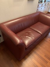 Divano vera pelle usato  Rimini