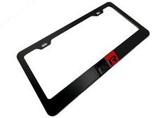 PRETO GR86 Supra quadro de placa de licença de aço inoxidável logotipo preto/vermelho brilhante, usado comprar usado  Enviando para Brazil