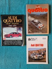 Audi quattro book for sale  STROUD