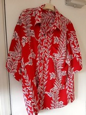 Red hawaiian shirt for sale  LONDON