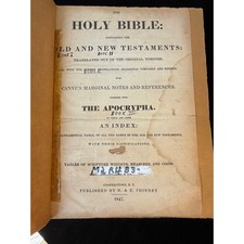 1847 holy bible for sale  Los Angeles