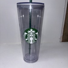 Usado, Copo frio Starbucks Clear Venti parede dupla acrílico (24 oz) - Palha verde comprar usado  Enviando para Brazil