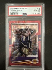 2020-21 Panini Donruss - LeBron James #12 Red Laser /99 PSA 10 comprar usado 2020-21 Panini Donruss - LeBron James #12 Red Laser /99 PSA 10 comprar usado  Enviando para Brazil