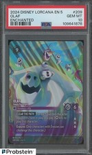 2024 Disney Lorcana EN 5 Enchanted #209 Olaf PSA 10 GEM ESTADO PERFEITO, usado comprar usado  Enviando para Brazil