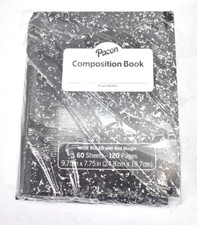 Usado, Lote de 12 notebooks de composição Pacon mármore preto com regras largas 9,75" x 7,75" comprar usado  Enviando para Brazil