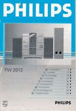 PHILIPS - FW 2012 - Gebrauchsanweisung Instructions - B3957 comprar usado  Enviando para Brazil