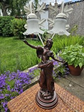 lamps figurine spelter for sale lamps figurine spelter for sale ELLESMERE PORT