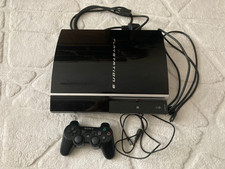 Używany, Sony PlayStation 3 40GB czarna konsola PS3 (CECH-J03) PAL Szybka wysyłka na sprzedaż  PL