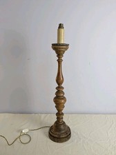 Antique wooden lamp for sale  DUNDEE
