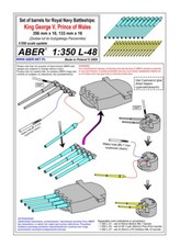 Aber - S 1:350 L-048 - Canons Pour Le Roi George V, Prince De Galles comprar usado  Enviando para Brazil