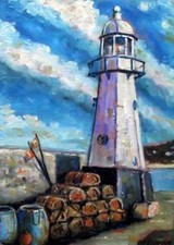 Lobster pot lighthouse for sale  CASTLE DOUGLAS