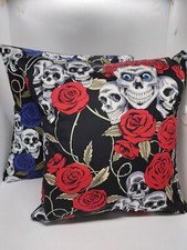 Gothic cushions skulls for sale  PICKERING
