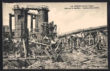 Old postcard chauny d'occasion  Expédié en Belgium