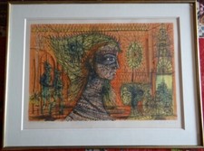 Carzou jean lithographie d'occasion  Villemomble