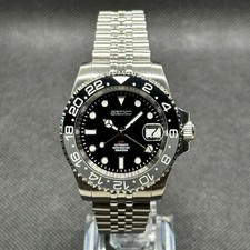 SeikMod GMTEIKO Bruce Wayne Mod | Jubilee Bracelet | NH34 Aut GMT | Sapphire comprar usado  Enviando para Brazil