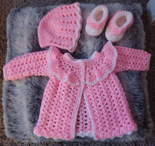 Handmade crochet baby for sale  WALSALL