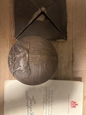 Ww1 memorial plaque for sale  BRISTOL