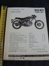 Foglio pubblicitario moto usato  Santena
