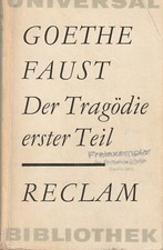 Goethe faust tragödie gebraucht kaufen  Seegebiet Mansfelder Land