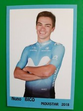 CYCLISME carte cycliste NUNO BICO équipe MOVISTAR 2018 comprar usado  Enviando para Brazil