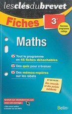 Fiches mathematiques 3eme d'occasion  France