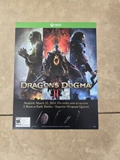 Pôster promocional novidade Dragon's Dogma 2 XBOX GameStop comprar usado Pôster promocional novidade Dragon's Dogma 2 XBOX GameStop comprar usado  Enviando para Brazil