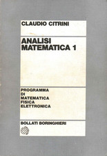 Analisi matematica claudio usato  Cambiago